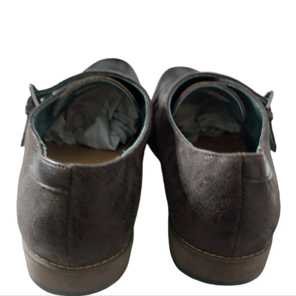 Robert Wayne Distressed Leather Monk Strap Men's size‎ 13D Loafers Casual Shoes